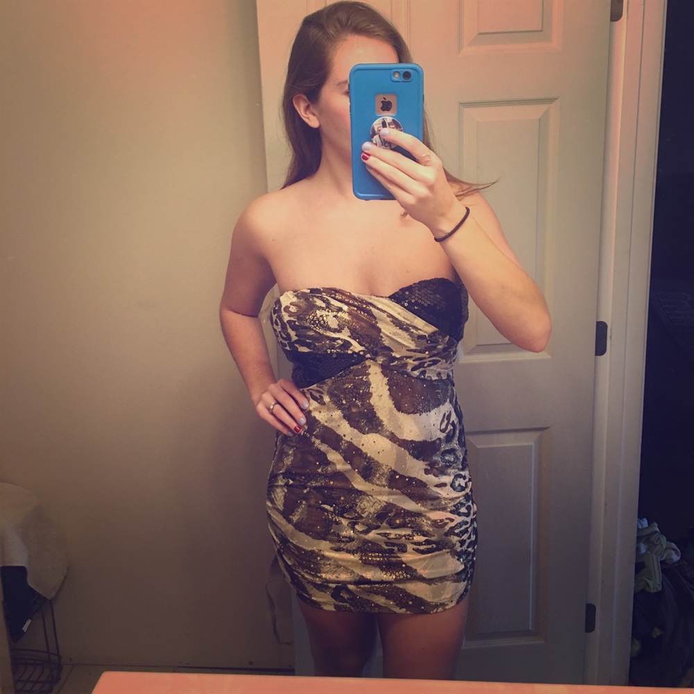 Animal Print Dress
